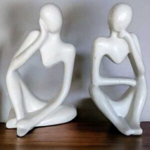Escultura estátua enfeite jogo com 2