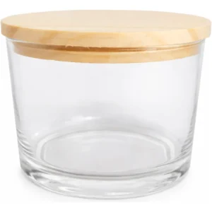 Pote de vidro para vela/patê.